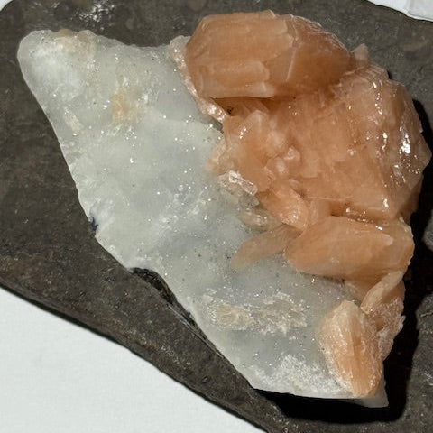 Apophyllite avec Stilbite