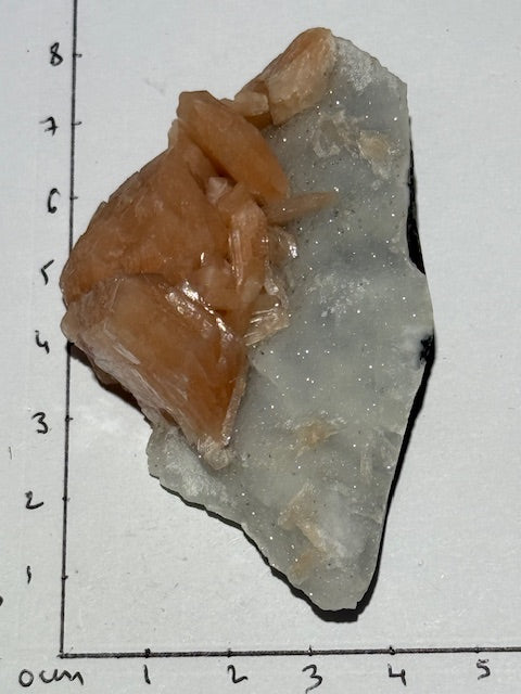 Apophyllite avec Stilbite