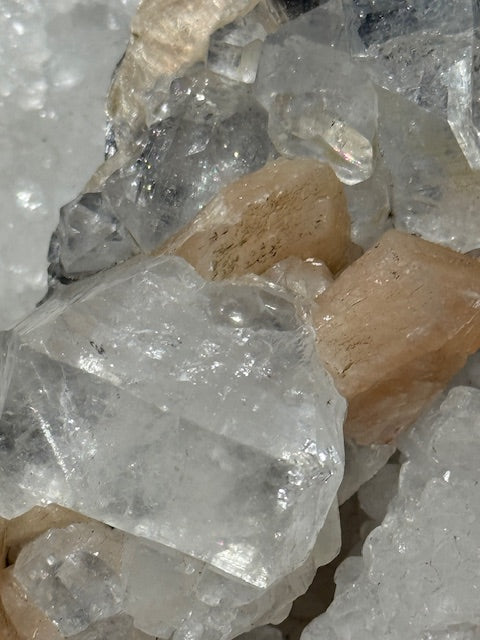 Apophyllite avec Stilbite