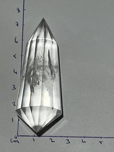 Quartz Vogel 12 FACES in Lemurian Quartz