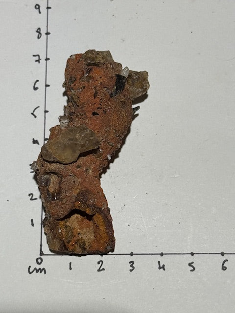 Amazonian fulgurite with quartz inclusions