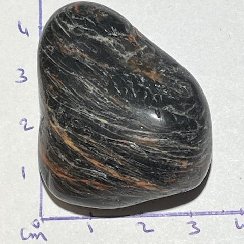 Tourmaline Noire avec Hématite Rouge