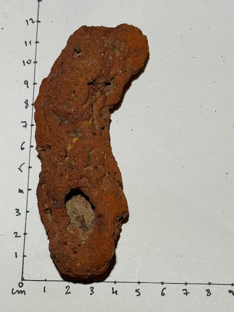 Amazonian fulgurite with quartz inclusions