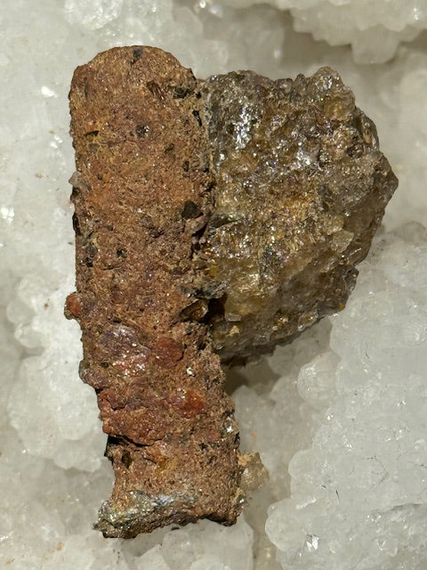 Amazonian fulgurite with quartz inclusions