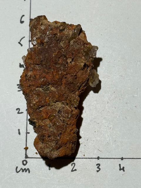 Amazonian fulgurite with quartz inclusions