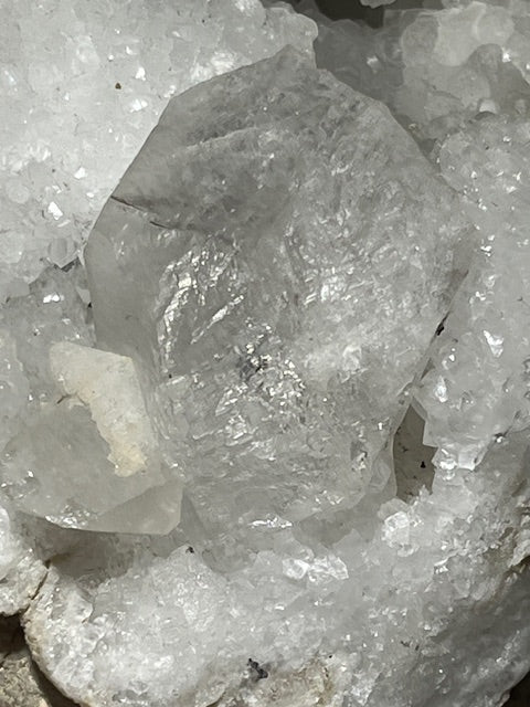 Brookite sur quartz