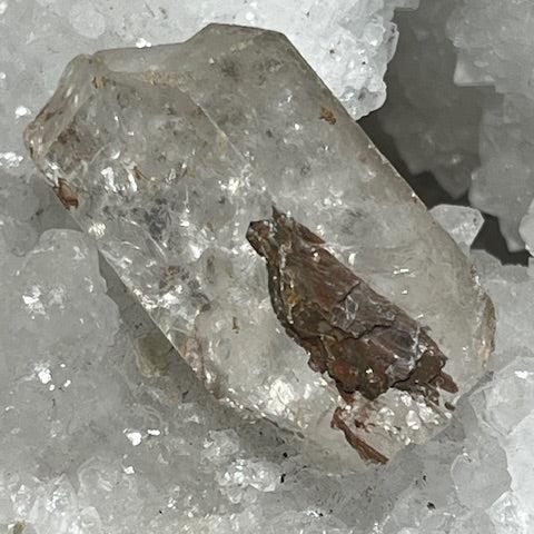 Brookite sur quartz