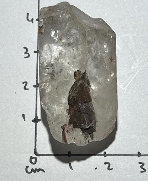 Brookite sur quartz