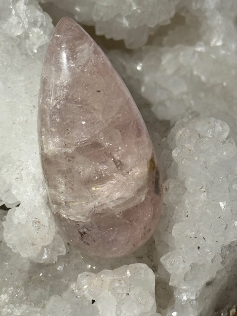 Crystallized Morganite Grade A++