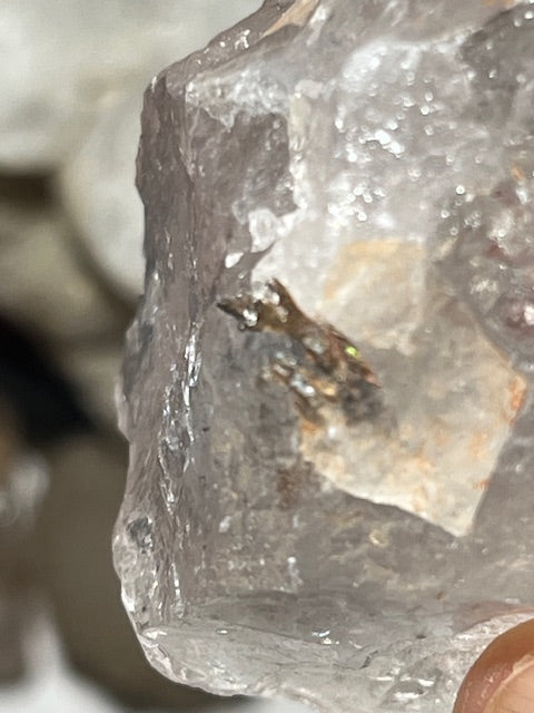 Brookite on Quartz