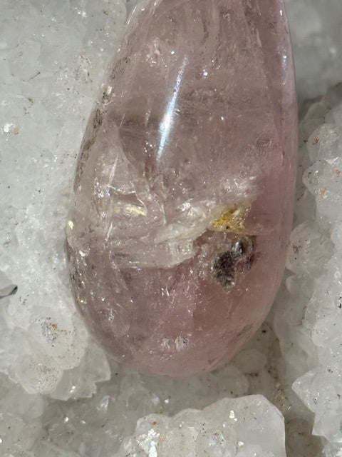 Crystallized Morganite Grade A++