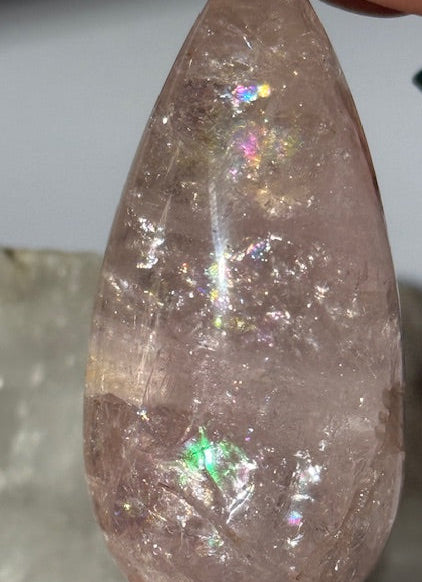 Crystallized Morganite Grade A++