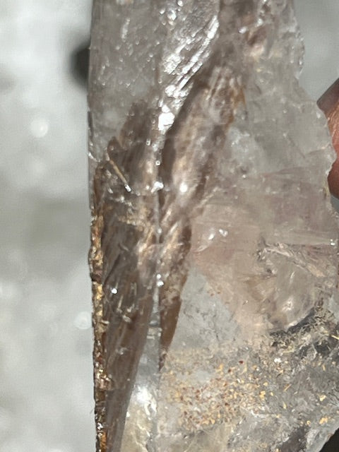 Brookite on Quartz