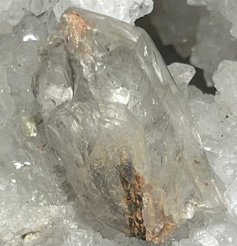 Brookite sur quartz