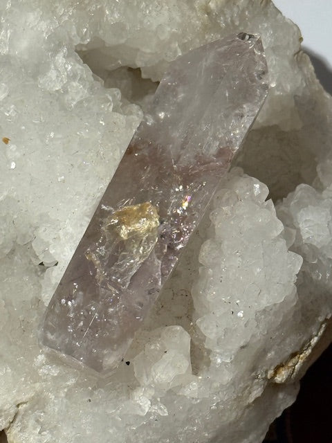 Pale Fluorescent Amethyst