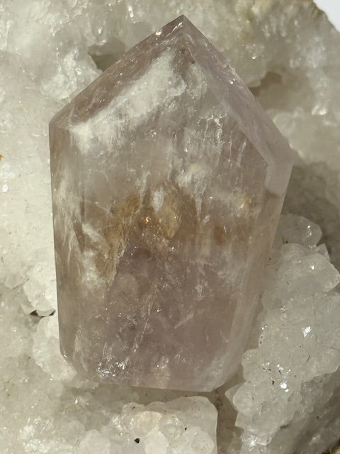 Pale Fluorescent Amethyst