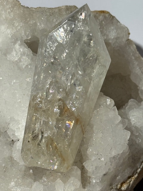 Pale Fluorescent Amethyst