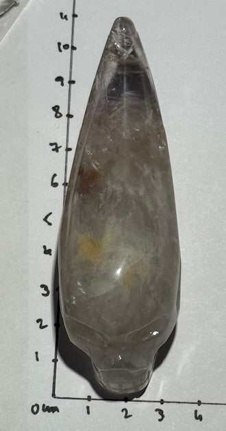 Crâne  Améthyste Pâle Fluorescente