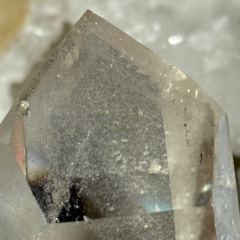 Quartz Lémurien Citrine Fantôme (Rare)