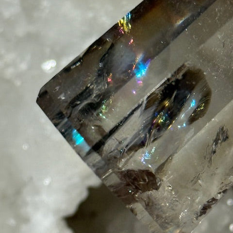 Quartz Lémurien Citrine Fantôme (Rare)