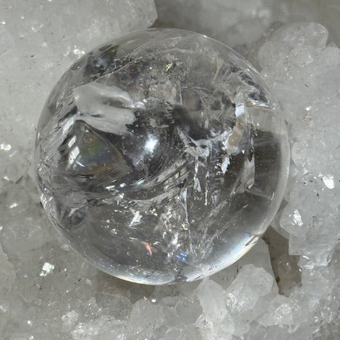 Sphère en Quartz lémurien