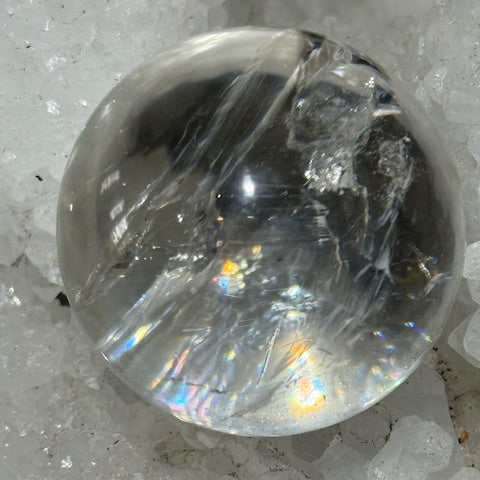 Sphère en Quartz lémurien