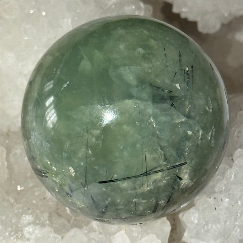 Sphère Préhnite sur Epidote