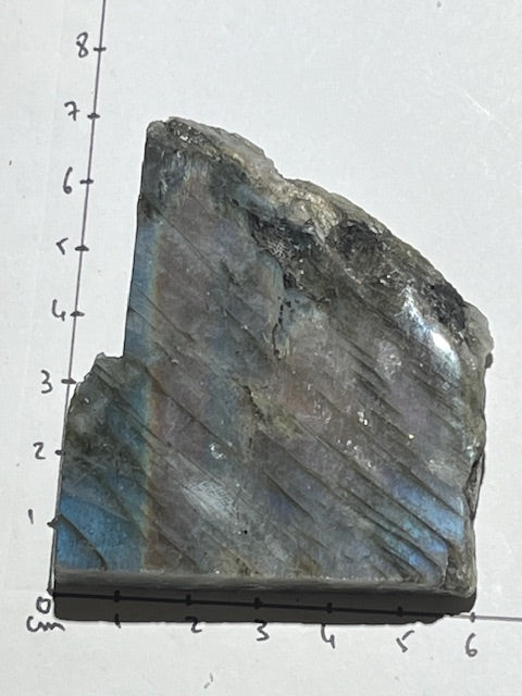 Fire Labradorite Slice