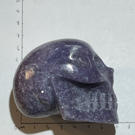 Crâne Lépidolite SKULL