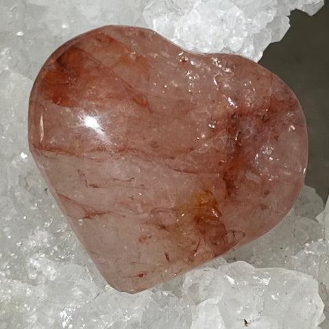 Quartz hématoïde rouge