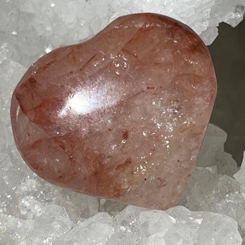 Quartz hématoïde rouge