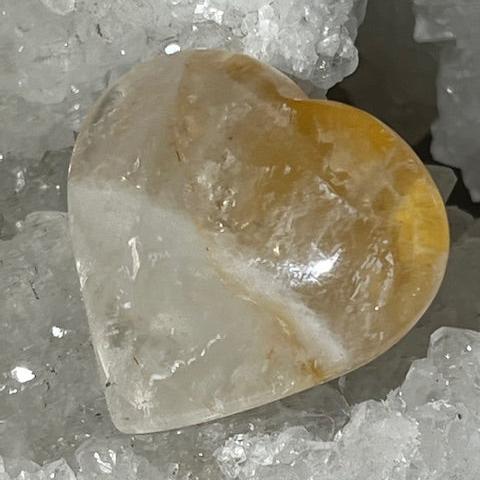 Cœur Quartz Hématoïde Guérisseur OASIS DE CRISTAL