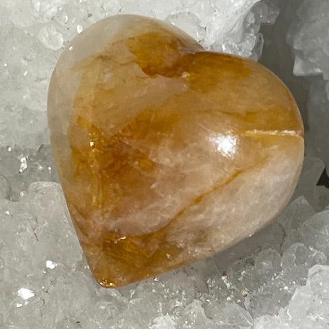 Cœur Quartz Hématoïde Guérisseur OASIS DE CRISTAL