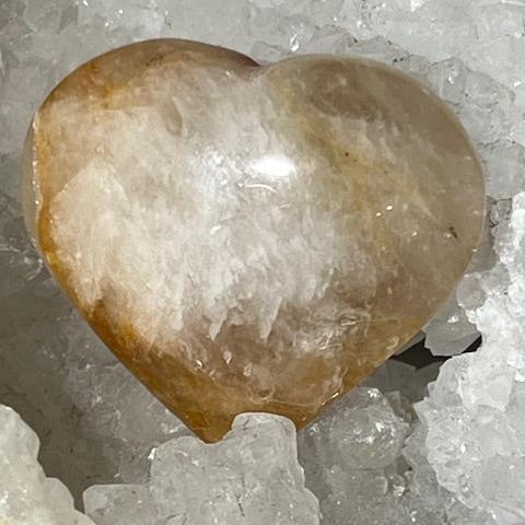 Cœur Quartz Hématoïde Guérisseur OASIS DE CRISTAL