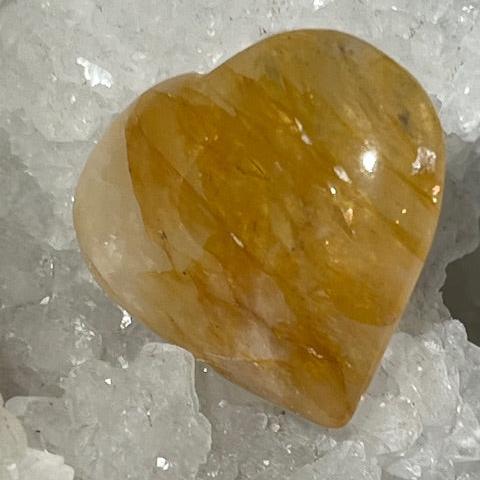 Cœur Quartz Hématoïde Guérisseur OASIS DE CRISTAL