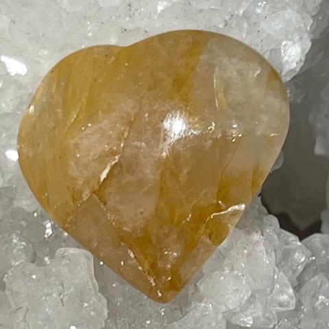 Cœur Quartz Hématoïde Guérisseur OASIS DE CRISTAL