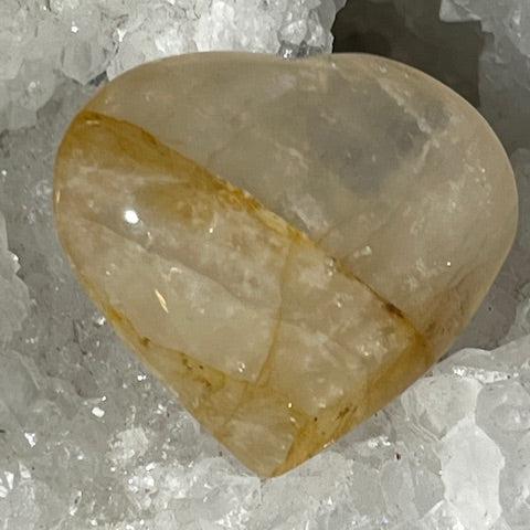 Cœur Quartz Hématoïde Guérisseur OASIS DE CRISTAL