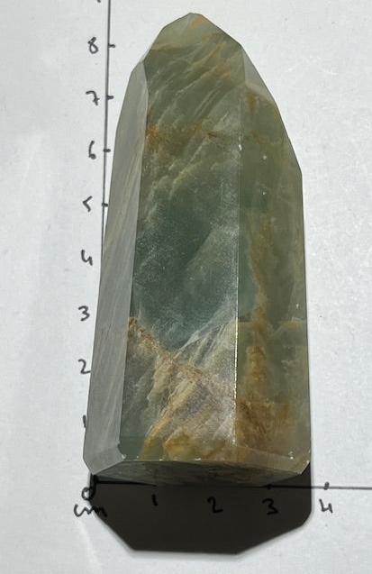 Grade A Lemurian Aquatine Calcite Tip