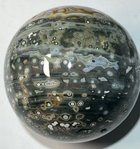 Sphère Jaspe Océan ( Orbiculaire)