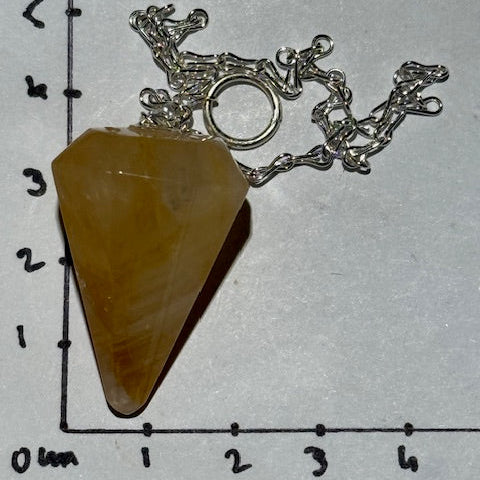 Pendule Quartz Hématoïde Guérisseur