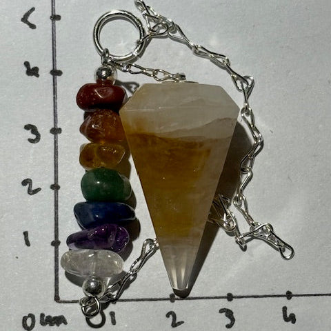 Pendule Quartz Hématoïde Guérisseur