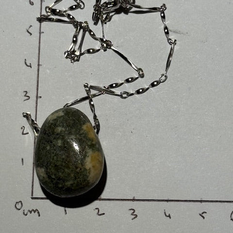 Pendentif Pierre bleue des monts Preseli 