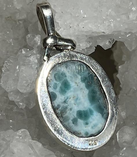 Pendentif Larimar (Monture argent)