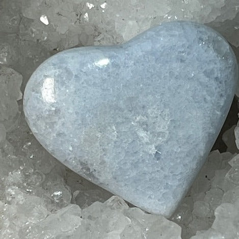 Coeur Calcite Bleue
