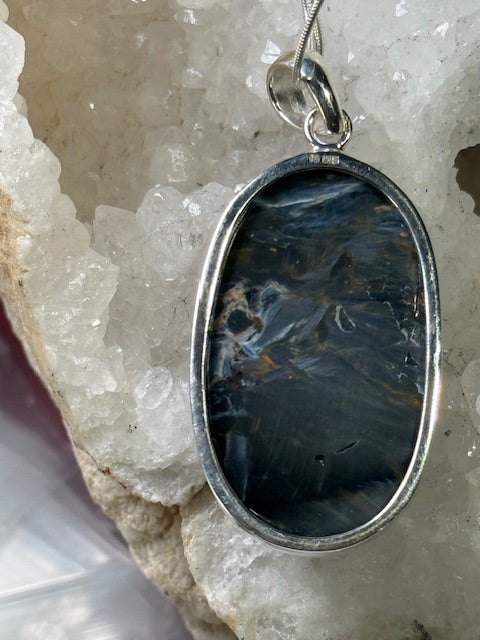 Pendentif Pietersite (Monture Argent)