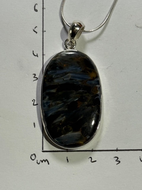 Pendentif Pietersite (Monture Argent)
