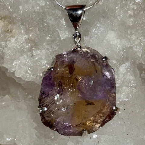 Pendentif Amétrine (Monture Argent)