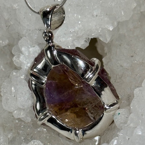 Pendentif Amétrine (Monture Argent)