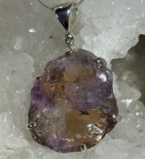 Pendentif Amétrine (Monture Argent)