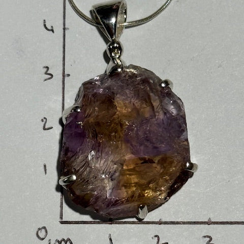 Pendentif Amétrine (Monture Argent)